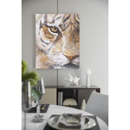 DKD Home Decor Cuadro Colonial Multicolor Lienzo y Pino 80 x 3.7 x 100 cm (2 Unidades)