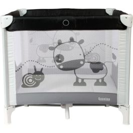 Bambisol Parque Infantil Plegable 90x90 cm con Cuna Elevada y Zona de Juegos para Bebés, Incluye Bolsa de Transporte