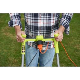 Ryobi RLM18E40H Cortacésped Eléctrico de 1800W con Corte de 40cm, Función Mulching y Indicador de Carga, Diseño Compacto y Ligero