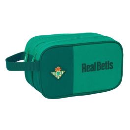 Neceser Safta 2 Departamentos Adaptable A Carro Resistente Al Agua Real Betis 150x260x125 mm