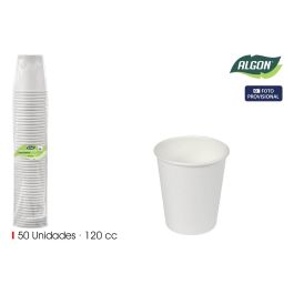 Algon Set 50 Vasos Blancos de Cartón 120 cc Precio: 34.55999943. SKU: B1J9KLLCKF