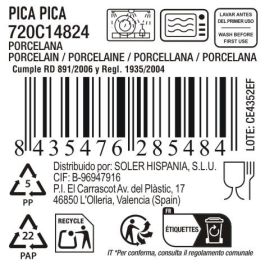 La Mediterranea Bol de Aperitivo Surtido de Colores 13.8 x 7 x 3.3 cm (24 Unidades)