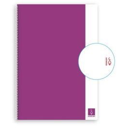 Bloc Escolofi Basic Tapa Dura A4 80H Liso 80G Violeta 5 unidades Precio: 22.49999961. SKU: B15Z39CDC9