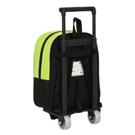 Mochila Escolar con Ruedas Real Betis Balompié Negro Lima 22 x 27 x 10 cm