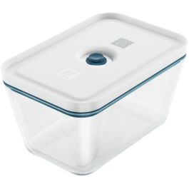 Zwilling 36815-014-0 Fresh&Save Set de Envasado al Vacío Mediano La Mer Azul con Bomba y Recipiente de Vidrio, 5 Bolsas