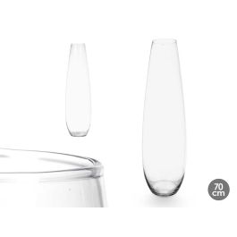 Jarrón de Cristal Transparente Giftdecor - 70 cm de Alto, Base Abombada Precio: 12.89000053. SKU: B18Q3XH6P8