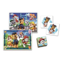 Clementoni Puzzle Edukit 4 en 1 Paw Patrol Rompecabezas para Niños +3 Años