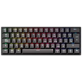 Newskill Pyros V2 - Teclado Gaming Mecánico 60% Español Inalámbrico 2.4GHz/Bluetooth/USB, Interruptores Hot-Swap, RGB, Negro Precio: 112.50000047. SKU: B1JGSBJGF5