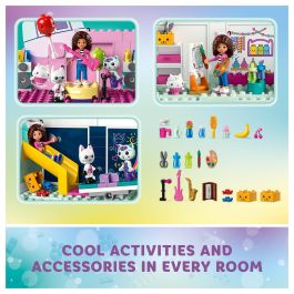 Lego 10788 La Casa Mágica de Gabby, Casa de Muñecas de Juguete con Minifiguras