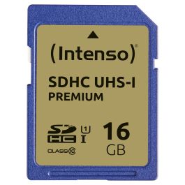 Intenso Tarjeta de Memoria SDHC Premium UHS-I Clase 10 de 16GB (45MB/s Lectura) Precio: 28.49999999. SKU: B1GTZ7TXJB