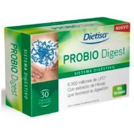 DIETISA Probiodigest 30 Cápsulas para digestión con probióticos e hinojo Precio: 18.9899996. SKU: B16K6JY3FH