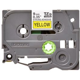 BROTHER Cinta laminada Amarillo / negro (Superadhesiva) 9mm Precio: 15.49999957. SKU: B17P5SRTTC