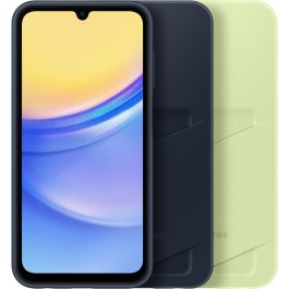 Samsung EF-OA156TBEGWW Funda Card Slot Cover para Galaxy A15 / A15 5G, Cartera con Bolsillo para Tarjetas, Negro/Azul