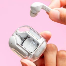 Auriculares Inalámbricos con Estuche de Carga Grey InnovaGoods Auriculares Inalámbricos con Estuche de Carga Grey InnovaGoods