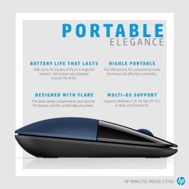 HP Z3700 Blue Wireless Mouse HP Z3700 Blue Wireless Mouse