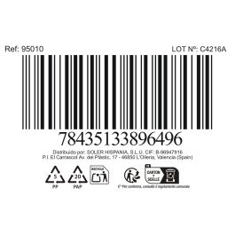 La Mediterranea Bol Blanco Snack 14.1 cm x 8.5 cm x 4.4 cm 190 ml (72 Unidades)