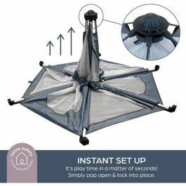 DREAMBABY Parque de Aventuras Pop-Up Tela con Bolsa de Transporte y Lonas Anti-UV, Ø 1,3 m H 1 m