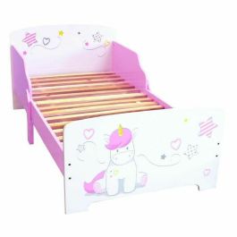 Fun House CIJEP Cama Licorne 140x70 cm con lamas, estructura MDF, medidas externas 144x77x59 cm, para niña desde 3 años Precio: 146.4999998. SKU: B1GEPGDFHZ