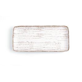 Ariane Fuente Rectangular Tornado White Porcelana 36x16,5 cm (6 Unidades) Precio: 146.4999998. SKU: S2708029