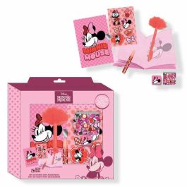 Cerdá Diario Set Minnie Infantil, con Diseño Multicolor, Edad Recomendada +3 años, Medidas 23.5 x 25.0 x 5.5 cm