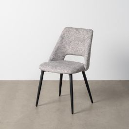 Silla Jaspeado Gris-Blanco Tejido-Metal 50 X 57 X 81 cm Precio: 84.7899998. SKU: B1FZ6XGCGM