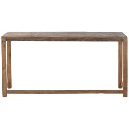 DKD Home Decor India 1c25 Consola y Mesa Item Home de Madera Natural, Medidas 160x40x82 cm, Set de 9 Piezas