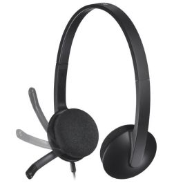 Logitech 981-000475 auricular y casco Auriculares Alámbrico Diadema Oficina/Centro de llamadas USB tipo A Negro Logitech 981-000475 auricular y casco Auriculares Alámbrico Diadema Oficina/Centro de llamadas USB tipo A Negro