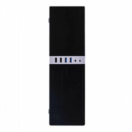 Coolbox Caja Ordenador Sobremesa MicroATX SLIM Negro - USB 3.0, USB 2.0, Audio HD, Ventilador 90mm