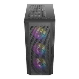 Antec AX20 Midi Tower Negro - Caja de PC Negra con Ventiladores Frontales de 120 mm