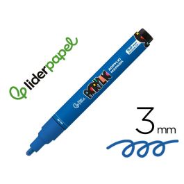 Rotulador Liderpapel Acrylic Base Agua Todo Tipo De Superficie Punta Redonda 3 mm Azul Precio: 9.5000004. SKU: B1DK4E4WDJ