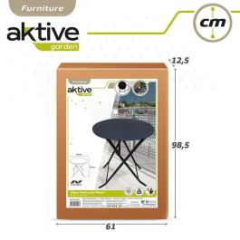 Mesa redonda plegable de metal aktive 60x70 cm Mesa redonda plegable de metal aktive 60x70 cm