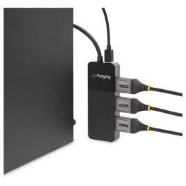 StarTech MST HUB Divisor 3 Puertos DisplayPort 1.4 a 3x DisplayPort, 8K Ultra HD, Alimentado por USB, Compatible con Windows