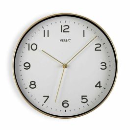 Reloj de Pared Versa Blanco Dorado Cuarzo 30,5 x 4,3 x 30,5 cm Precio: 13.50000025. SKU: S3408202