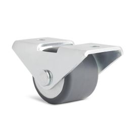 Q&Q 381.58 Rueda Fija Pequeña Ø20mm H22mm Modelo Devon, 15kg Carga, Acero y Goma Zincado Negro para Muebles Precio: 1.49999949. SKU: B1B82PHTM2