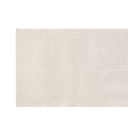 DKD Home Decor Carpets 2c25 Alfombra Boho Crudo Lana 230 x 160 cm Hecho a mano