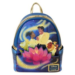 Loungefly Mochila 15th Aniversario Tiana y El Sapo Disney 26cm Piel Vegana Detalles Metálicos LED Precio: 68.88999964. SKU: B1KL7ED2XQ