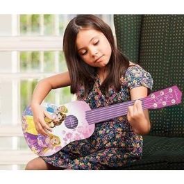 Lexibook Guitarra Acústica Infantil Princesas Disney 53 cm, Mi Primera Guitarra para Niños de 3+ Años con 6 Cuerdas y Guía Aprendizaje