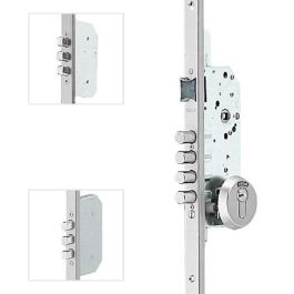 TESA T2B354566Lc Cerradura de Seguridad 3 Puntos Anclaje Bulones Cromados Cerradero Largo 45mm con Escudo E300L y Cilindro T60 Precio: 95.5000002. SKU: B18PE97JPG