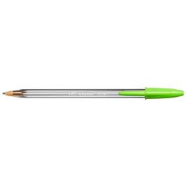 Boligrafo Bic Cristal Fun Verde Lima Punta 1,6 mm 20 unidades