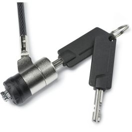 DICOTA Cable de Seguridad T-Lock Pro con Llave, 3x7mm slot