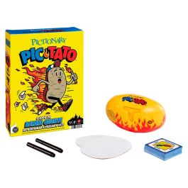 Mattel Games Pictionary Pic-Tato Juego de Mesa Infantil Dibujar Adivinar Pasar Rápido Portugués JHC63