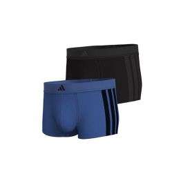 Bóxer de Hombre Adidas Trunk Low Rise 3 Stripes Azul 2 Piezas S Precio: 23.50000048. SKU: B1E67N2KLG