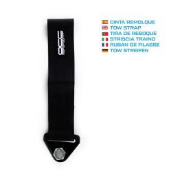 OCC Motorsport OCCRC023 Cinta de Remolque Negra Gancho para Coche y Vehículos de Alta Resistencia Nylon 3000kg Universal Racing 25x5cm OCC Motorsport OCCRC023 Cinta de Remolque Negra Gancho para Coche y Vehículos de Alta Resistencia Nylon 3000kg Universal Racing 25x5cm