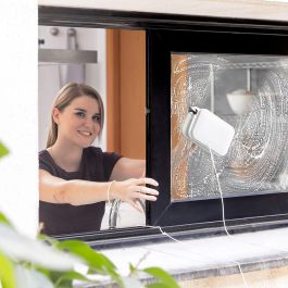 Innovagoods Limpiacristales magnético para doble acristalamiento de 20 mm, incluye imanes, 4 esponjas y 2 gomas de repuesto