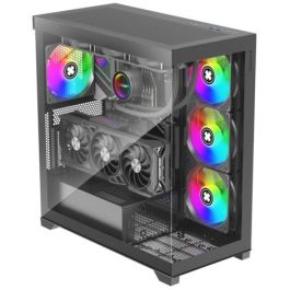 Xilence Midi Tower XG171 Gleam Black X818.ARGB PC Gaming con Ventana y Iluminación