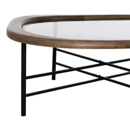 Mesa de Centro Negro Natural 120 x 69 x 33 cm