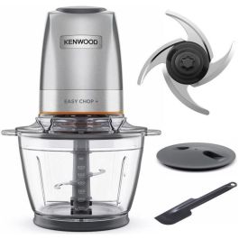 Kenwood CHP62.400SI Robot Multifunción de Cocina, 500W de Potencia, Capacidad Total de 1.2 Litros, 2 Velocidades y Accesorios Variados