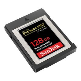 Sandisk SDCFE-128G-GN4NN Tarjeta CFexpress Extreme Pro de 128GB, Velocidad de Lectura 1700 MB/s, Escritura 1200 MB/s