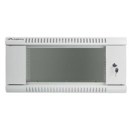 Lanberg WF01-6604-10S Armario rack de pared 4U gris 60kg IP20 con bloqueo Precio: 107.79000045. SKU: B14MD68NRT