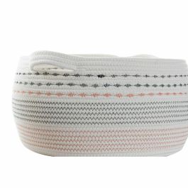 Cesta DKD Home Decor Blanco Negro 43 x 25 x 52 cm Set de 3 Cesta DKD Home Decor Blanco Negro 43 x 25 x 52 cm Set de 3